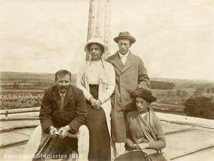 On top of Beccles Church tower 1915