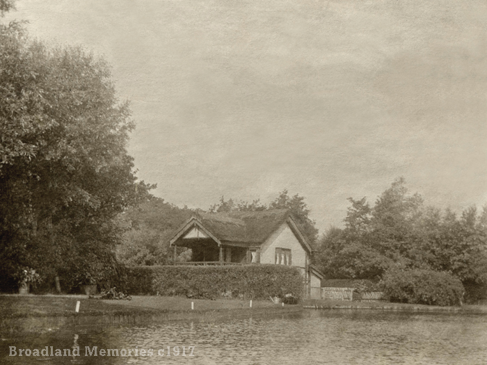 Riverside Bungalow on the Norfolk Broads c1917
