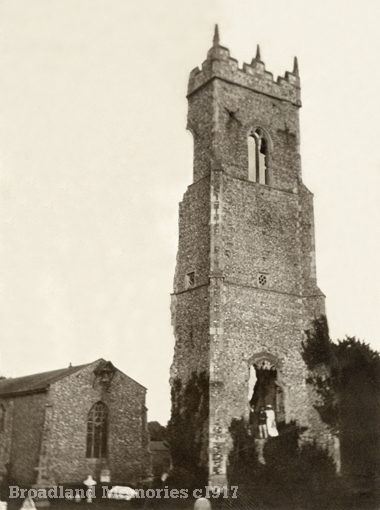 South Walsham church ruin c1917