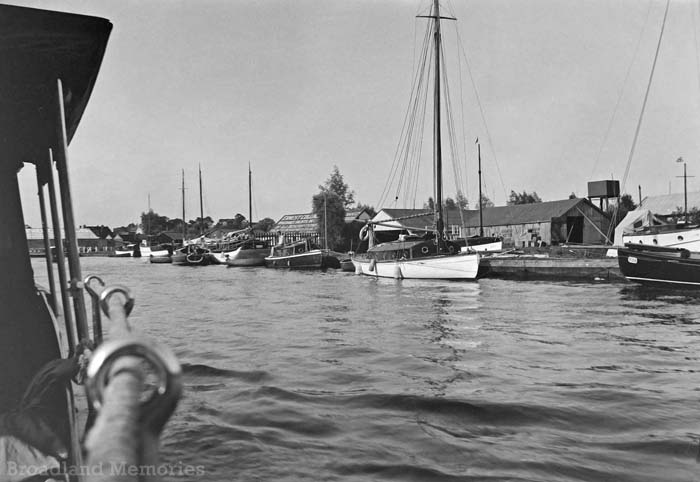 Collins boatyard, Wroxham 1920s