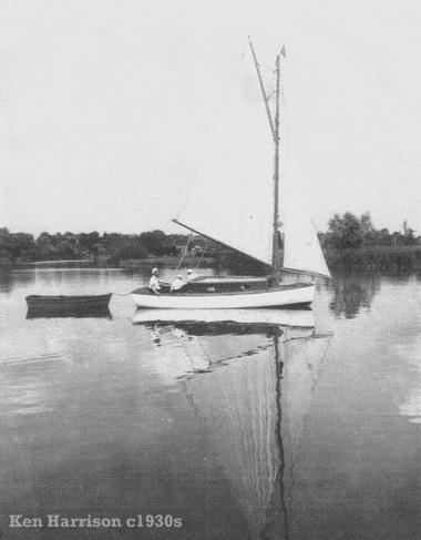 Sailing on the Norfolk Broads 1930s