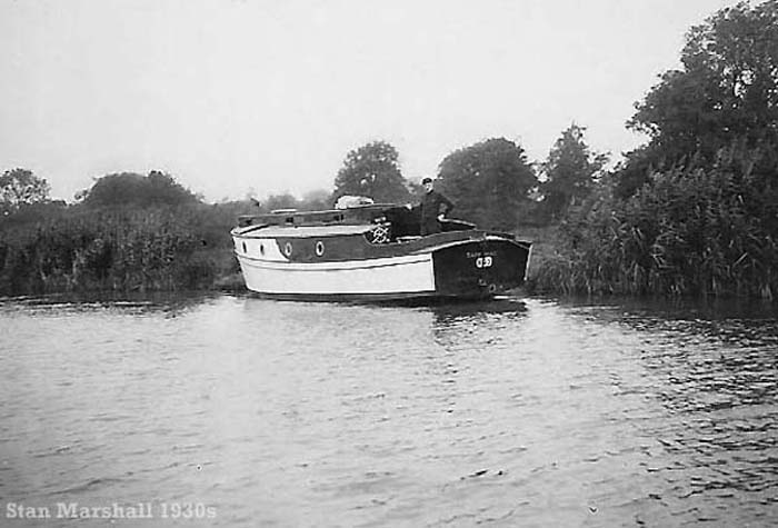 Sapphire on the Norfolk Broads 1930s