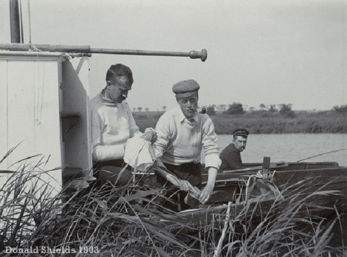 Norfolk Broads houseboat 1903