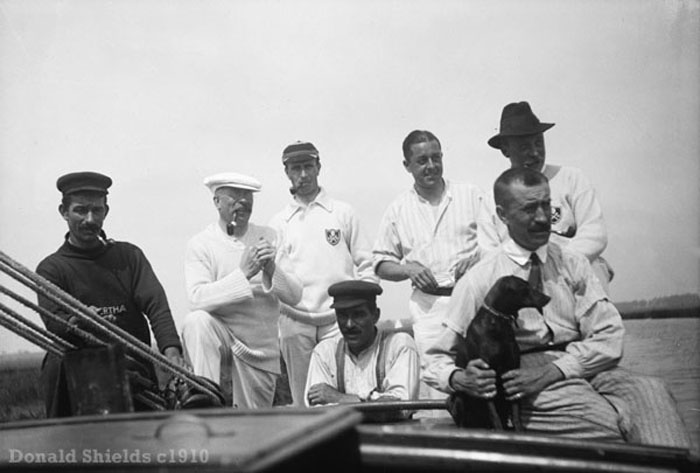 Wherry skippers Norfolk Broads c1910