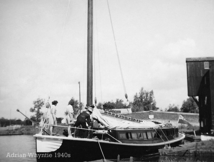 Hathor at Wroxham 1940s