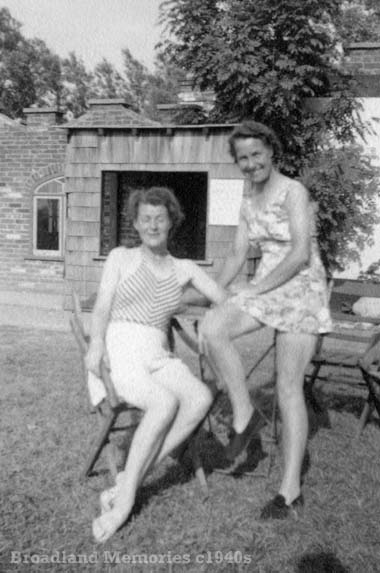 Norfolk Broads tearoom c1949