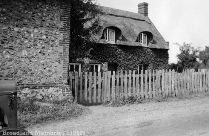 Norfolk Broads cottage 1950s