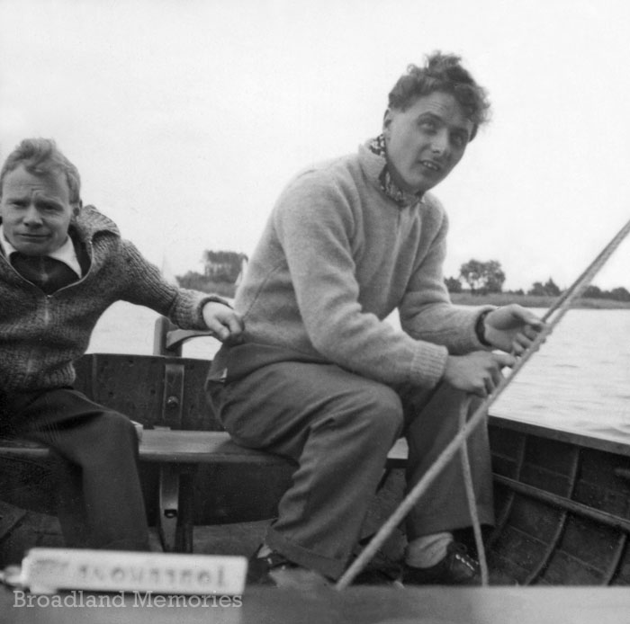 Sailing on the Norfolk Broads 1955