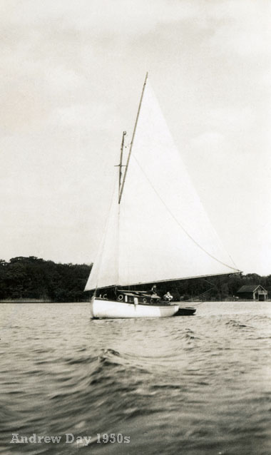Sailing on the Norfolk Broads 1950s