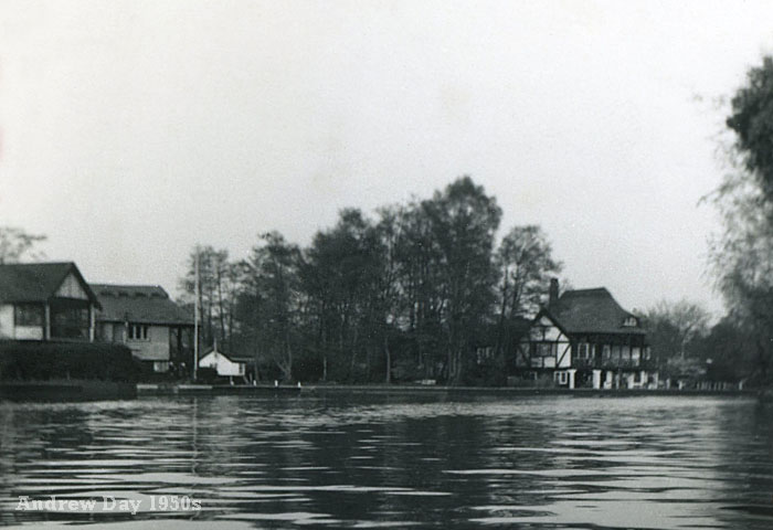 The River Bure at Wroxham 1950s