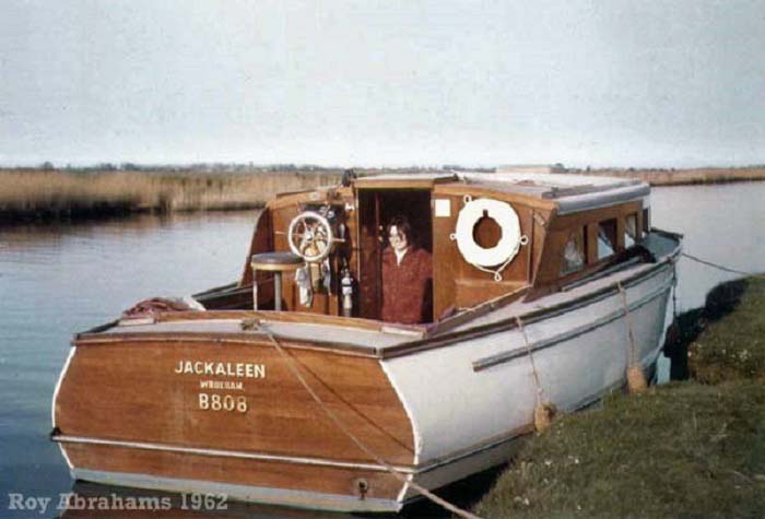 The motor cruiser Jackaleen in 1962