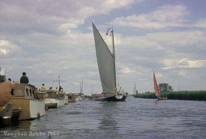 Pleasure Wherry Solace at St Benets 1963