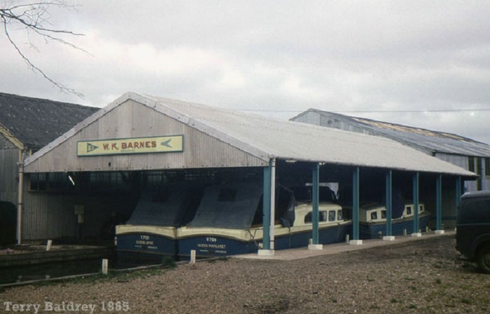 Barnes boatyard at Wroxham 1965