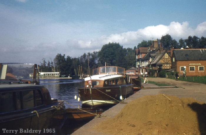 Broadsventure 12 moored at Horning Staithe in 1965.