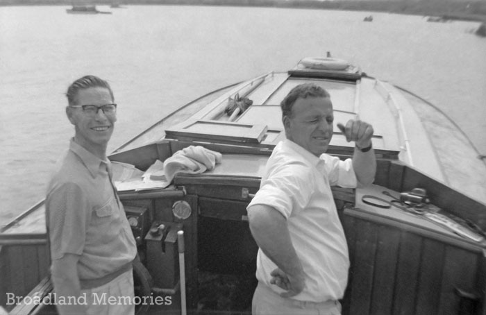 Cruising on the Norfolk Broads cruiser Skye 1960s