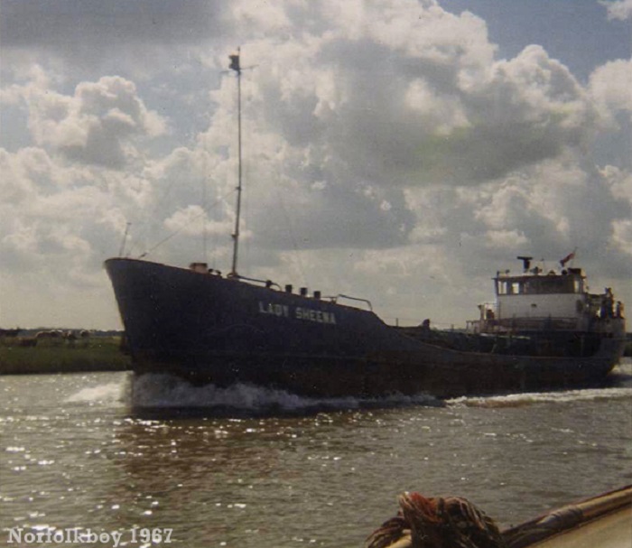 Coaster on the River Yare 1966