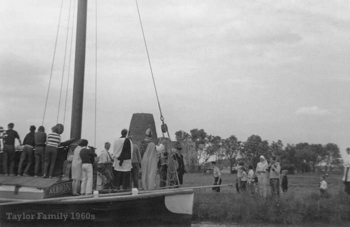 Wherry Albion at St Benet's Abbey 1960s
