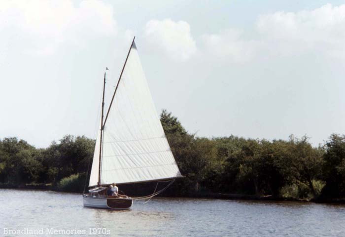 Sailing on the Norfolk Broads in the 1970s