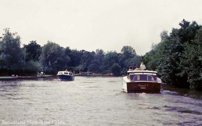 Cruising on the River Bure 1970s