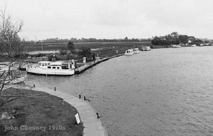 View from Acle Bridge 1970s