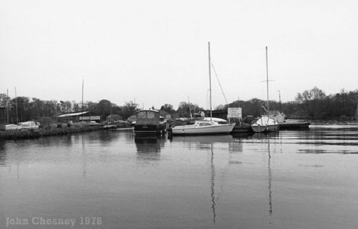 Cox's boatyard at Barton Turf 1978