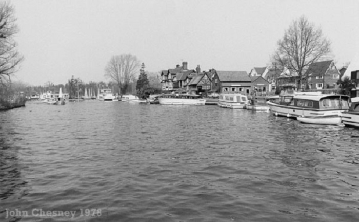 The River Bure at Horning 1978