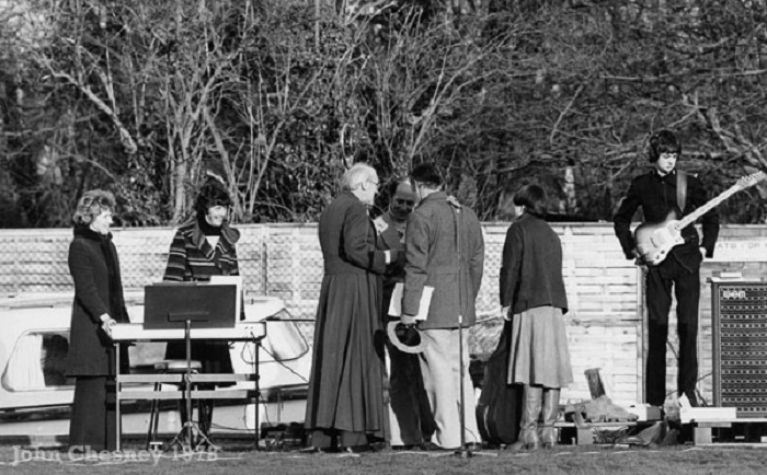 Bishop of Norwich service at Ranworth Easter 1978