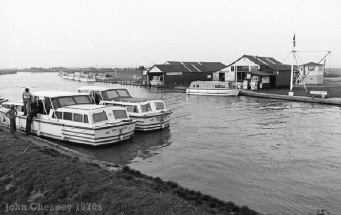 Johnson’s Yacht Station at St.Olaves 1970s