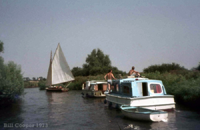 Cruising on the River Ant in 1973