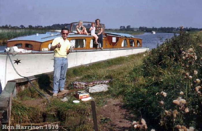 Fairwind at the Berney Arms in 1970