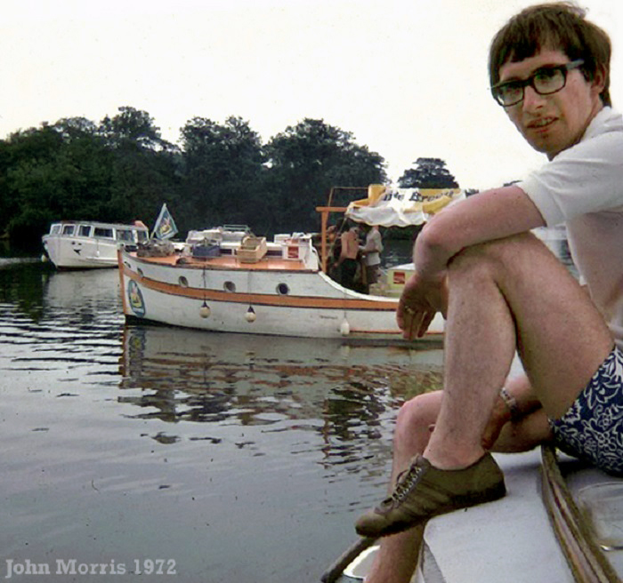 Ice Cream boat at Ranworth 1972