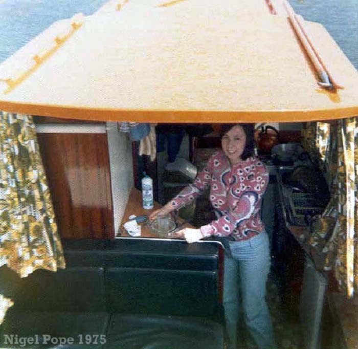 The interior of “Royal Consort” c1975.