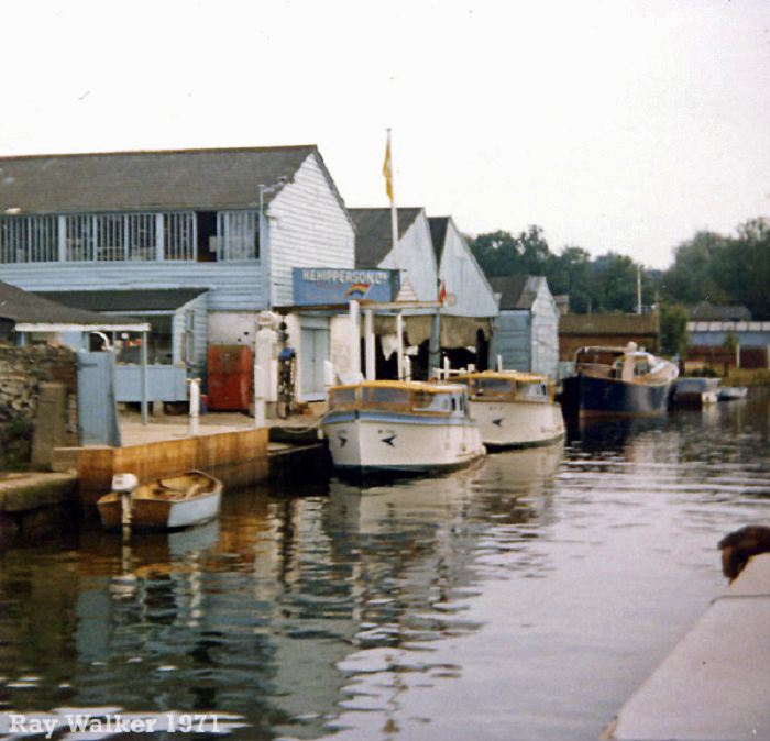 Hippersons boatyard at Beccles 1971