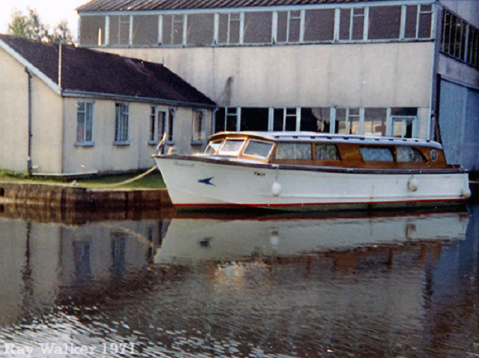 Moores boatyard at Wroxham 1971