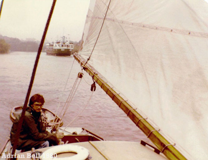 Sailing on the River Yare 1980