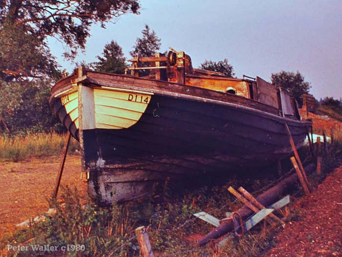 Wherry Sundog at Geldeston c1980