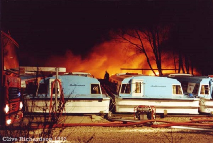 Fire at Horning Pleasurecraft 1992