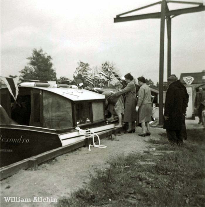 Boarding Princess Alexandra