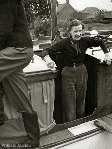 Phyllis Hannafors on board Vega