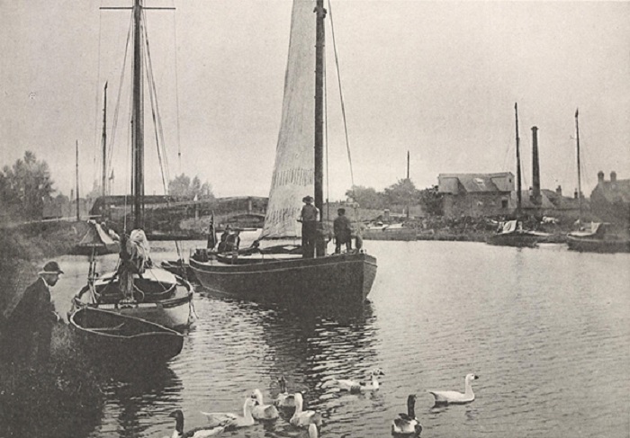 Wroxham riverside 1880s