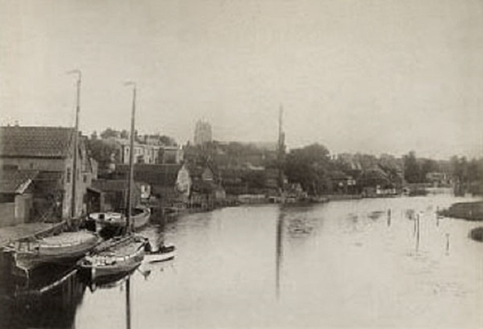 River Waveney at Beccles c1880s