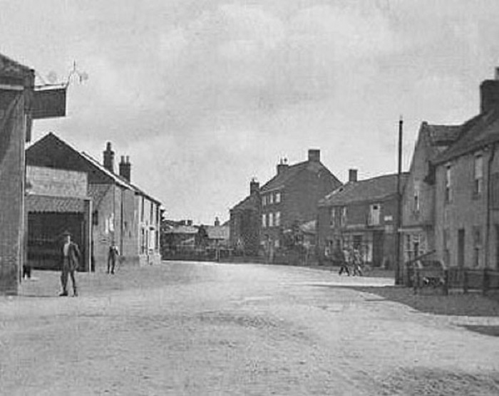 Ludham village centre c1890s
