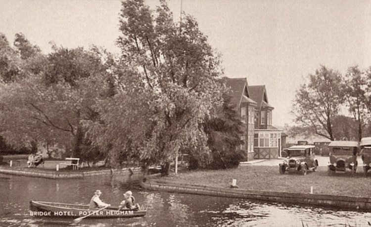 Bridge Hotel Potter Heigham 1920s