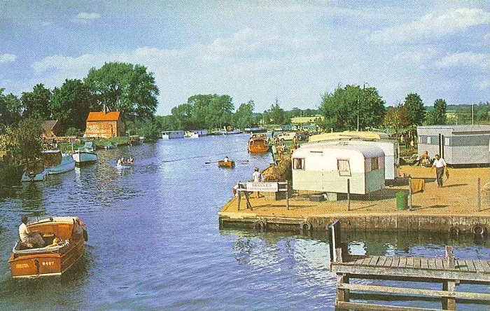 The River Waveney at Beccles 1960s