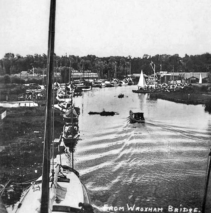 The View From Wroxham Bridge 1930s