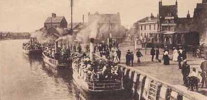 Passenger Steamers at Great Yarmouth c1910
