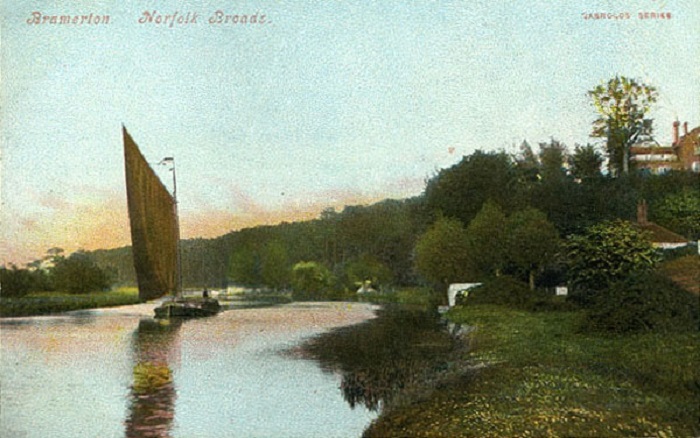 Bramerton and the River Yare c1905.