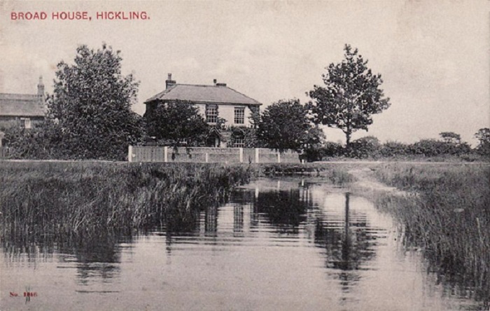 Broad House at Hickling pictured c1910