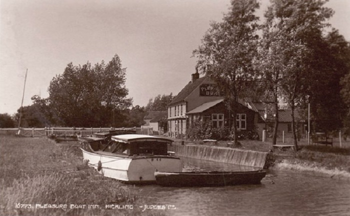Pleasure Boat Inn at Hickling c1930s