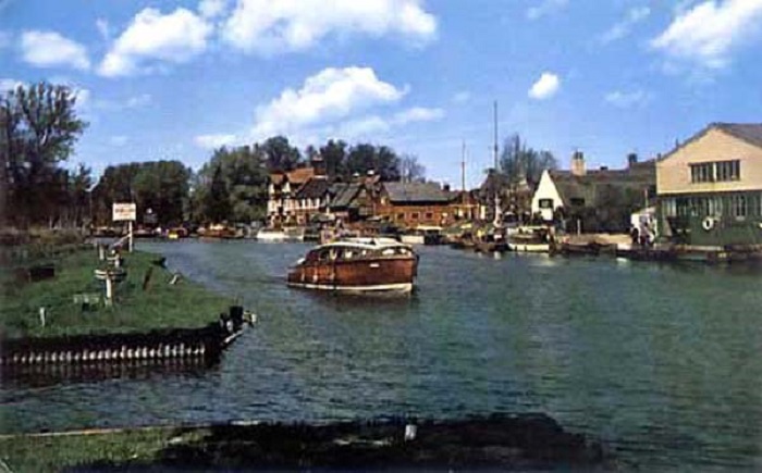 The River Bure at Horning 1960s